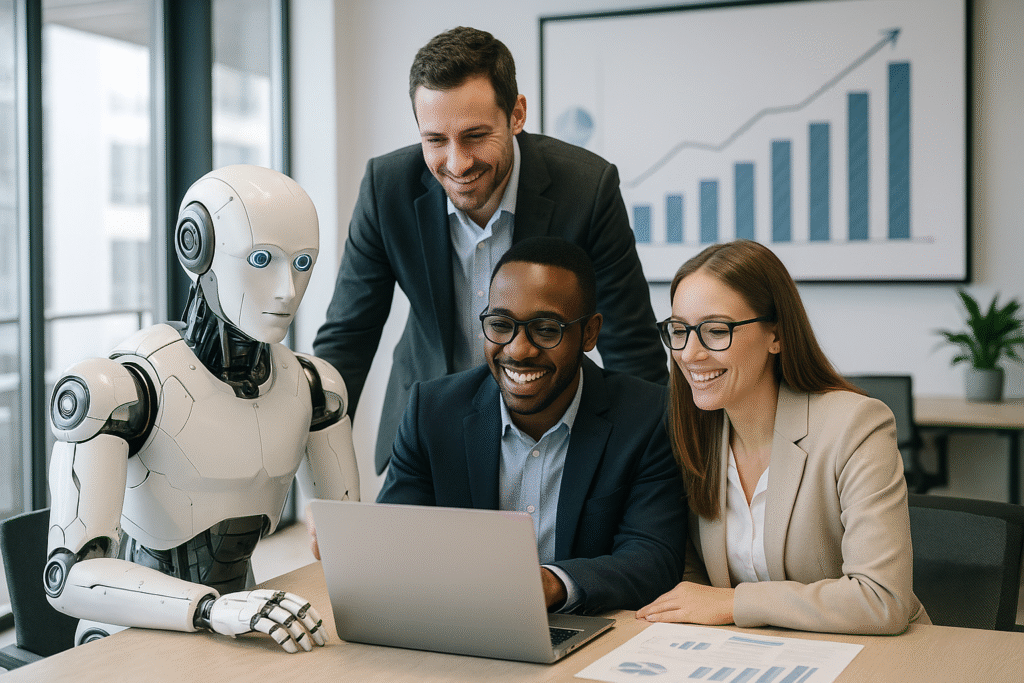 Automação inteligente aumentando produtividade empresarial